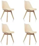 hjh OFFICE Besucherstuhl Scandi 661012 4 St&uuml;ck