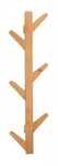 Relaxdays Wandgarderobe aus Bambus, 6 Haken, Garderobe, Kleiderhaken f&uuml;r Bad und
