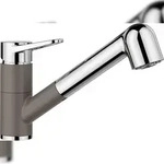 BLANCO GmbH + Co KG BLANCOWEGA-S II K&uuml;chenarmatur Hochdruck vulkangrau/chrom