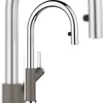 BLANCO GmbH + Co KG BLANCO CARENA-S Vario K&uuml;chenarmatur Hochdruck vulkangrau/chrom