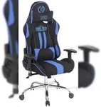 CLP Gaming B&uuml;rostuhl Limit XM Stoff Stoff HBT: 128x67x51 cm schwarz blau
