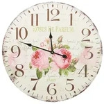 vidaXL Vintage Wanduhr Blumen 60 cm
