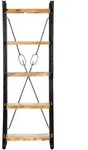 vidaXL B&uuml;cherregal 5 F&auml;cher 60 x 30 x 180 cm Mango Massivholz