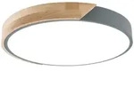 N&auml;ve LED Deckenleuchte "Borneo" d: 30cm grau