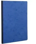 Clairefontaine Notizbuch A4 AgeBag Leinenoptik blanko 96 Blatt blau