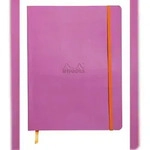 Rhodiarama Notizbuch mit flexiblem Einband 19x25cm, 80 Blatt liniert, Papier