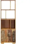 vidaXL B&uuml;cherregal 60x35x180 cm Altholz Massiv