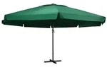 vidaXL Sonnenschirm mit Aluminium-Mast 600 cm Gr&uuml;n