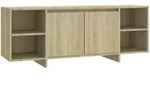 vidaXL TV-Schrank Sonoma-Eiche 130x35x50 cm Holzwerkstoff