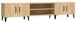 vidaXL TV-Schrank Sonoma-Eiche 180x31,5x40 cm Holzwerkstoff