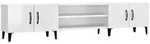 vidaXL TV-Schrank Hochglanz-Wei&szlig; 180x31,5x40 cm Holzwerkstoff