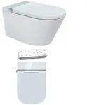Beitz & Walz AqvaCeramica Dusch-WC Wand Tiefsp&uuml;ler sp&uuml;lrandlos 596 x 370 mm -...