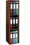 VCM B&uuml;roregal & B&uuml;cherregal Offas Kern-Nussbaum H. 107 x B. 34 x T. 30 cm