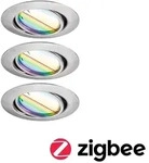 Paulmann LED Einbauleuchte Smart Home Zigbee 3.0 Base Coin Basisset schwenkbar rund