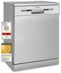 Exquisit Geschirrsp&uuml;ler GSP9614-030B inox | Sp&uuml;lmaschine 60 cm | Aquastop 