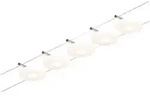 Paulmann CorDuo LED Seilsystem DiscLED Basisset 5x200lm 5x4,5W 3000K 230/12V Chrom