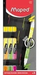 Textmarkeretui Fluo Duo, 1-5mm, 3 St&uuml;ck, sortiert