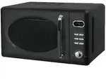Wolkenstein Mikrowelle WMW720 B - schwarz, Retro-Design, 700Watt, 20l, nostalgie
