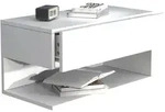 VCM Nachttisch Usal Wei&szlig; H. 30 x B. 60 x T. 32 cm