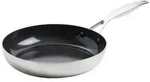 GreenPan Geneva 24cm Bratpfanne Edelstahl langlebig Antihaft backofenfest