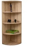 Eckregal Corner 120 Natur Sonoma B&uuml;cherregal Holz Standregal Eckregal