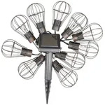 Haushalt International HI 70370 LED Solar Lichterkette mit 10 warmweissen Lampen