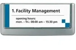 Durable T&uuml;rschild Click Sign si 149x52,5mm