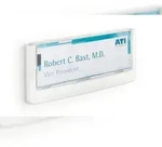 Durable T&uuml;rschild 149x52,5mm ws CLICK SIGN transparente Front