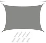 UV Sonnensegel Wasserdicht 6x4 - Rechteckig - Sonnenschutz Segel Garten Terrasse