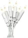 LED Mini Lichterkette Pisello 35 warmwei&szlig;e LED L: 5,1m wei&szlig;es Kabel Innen