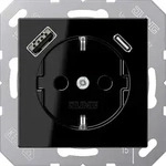 Jung SCHUKO Steckdose A 1520-15 CA SW A1520-15CASW