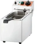 Stalgast Fritteuse CATERINA mit Kaltzone, Edelstahl, Elektro, 8 Liter, 2 kW, 230V