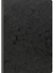 BRUNNEN Notizbuch DIN A4 Kariert Softcover Softcover Schwarz Nicht perforiert 192