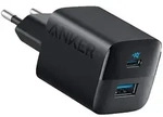 Anker 323 Dual-Port 33W Charger schwarz, Netzteil, 2 Anschl&uuml;sse, Universal
