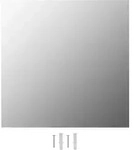 vidaXL Wandspiegel 50 x 50 cm Quadratisch Glas