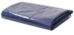 vidaXL Abdeckplane 650 g/m2 4x4 m Blau