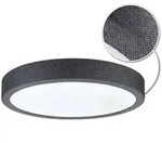 Paulmann LED Panel Cosara IP44 rund 300mm 15W 1300lm 4000K Dunkelgrau 71055