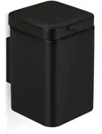 Relaxdays Kosmetikeimer Wandmontage, 3 l, Absenkautomatik, entnehmbarer Inneneimer,