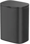 WENKO Wand-Kosmetikeimer Mod. Sare Schwarz 5 L, Easy Close Absenkautomatik