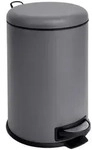 SVITA T20 Treteimer 20 Liter Abfalleimer M&uuml;lleimer M&uuml;lltonne Stahl Grau