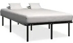 vidaXL Bettgestell Schwarz Metall 160&times;200 cm