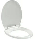 vidaXL Toilettensitz mit Absenkautomatik Wei&szlig; Oval