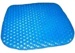 MESA LIVING Komfort-Gel-Sitzkissen Gel Pilow Blau