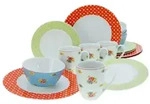 CreaTable Emily bunt Kombiservice 16-tlg Porzellan