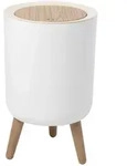 Kitchen Move Badezimmer-M&uuml;lleimer Push MALMO 7L Plastik holzfarben