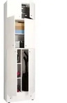 VCM LonaXXL Kleiderschrank 6 T&uuml;ren 1 Schublade wei&szlig;.