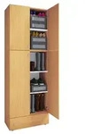 VCM LonaXXL Schuhschrank 4 T&uuml;ren 1 Schublade Buche dekor.