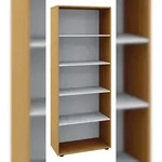 VCM Vandol I Universalschrank ohne T&uuml;ren mit 4 Regalen Buche dekor.