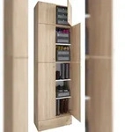 VCM Schuhschrank Lona Sonoma-Eiche H. 240 x B. 70 x T. 39 cm