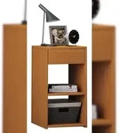 VCM Nachttisch Sledo Buche H. 65 x B. 35 x T. 35 cm